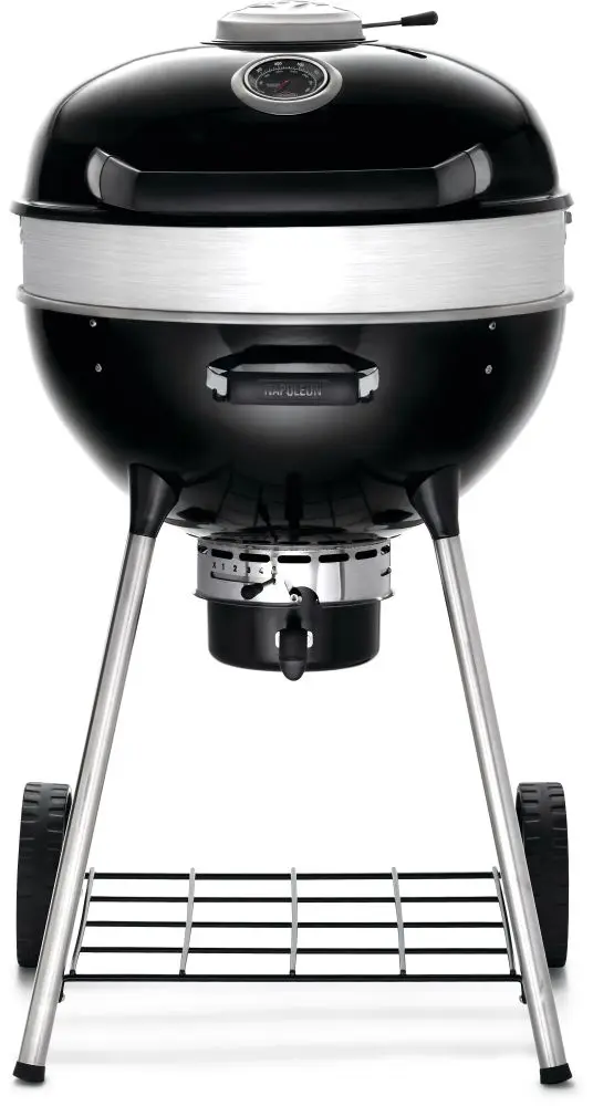 [PRO22K-LEG-3] Grill au charbon de bois circulaire PRO22 noir