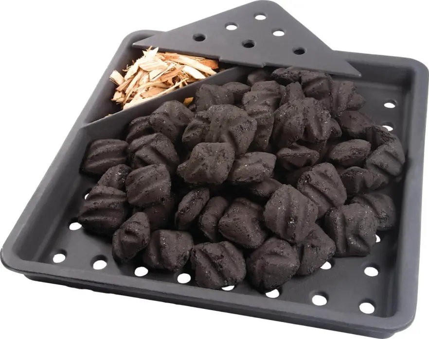Plateau en fonte pour charbon de bois et fumoir